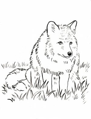 Fox Coloring Pages for Toddlers   l9059