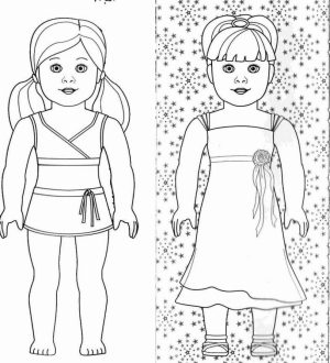 Free American Girl Coloring Pages   2srxq