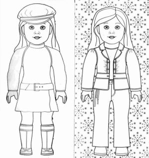 Free American Girl Coloring Pages   72ii17