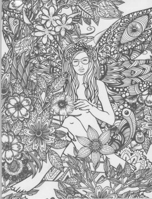 Free Angel Coloring Pages for Adults   923XOP