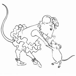 Free Angelina Ballerina Coloring Pages to Print   105373