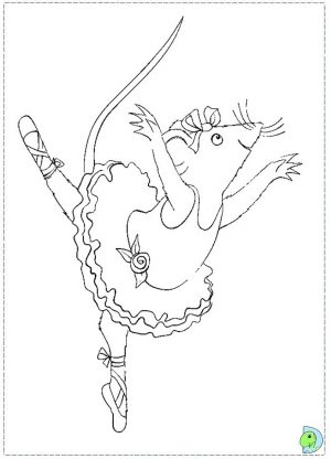 Free Angelina Ballerina Coloring Pages to Print   754982
