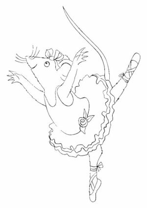 Free Angelina Ballerina Coloring Pages to Print   993960