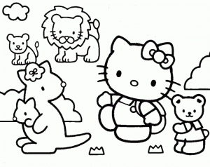 Free Animals Coloring Pages for Toddlers   4JGO1