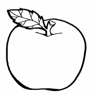 Free Apple Coloring Pages   18fg17
