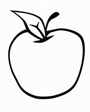 Free Apple Coloring Pages   9tf1q
