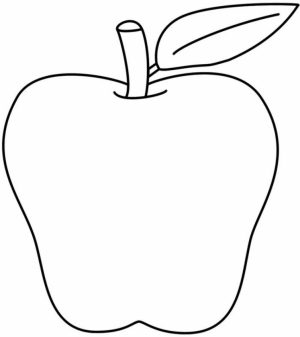 Free Apple Coloring Pages to Print   rk86j