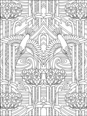 Free Art Deco Patterns Coloring Pages for Adults   225709