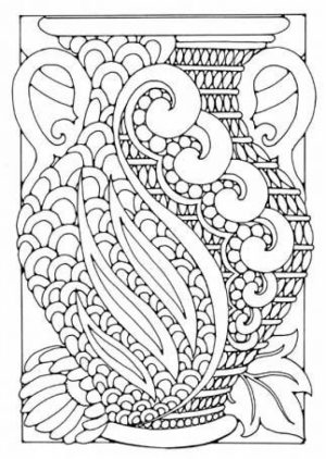 Free Art Deco Patterns Coloring Pages for Adults   447b9