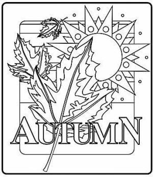 Free Autumn Coloring Pages   92377