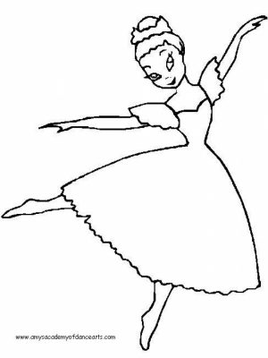 Free Ballerina Coloring Pages to Print   6pyax