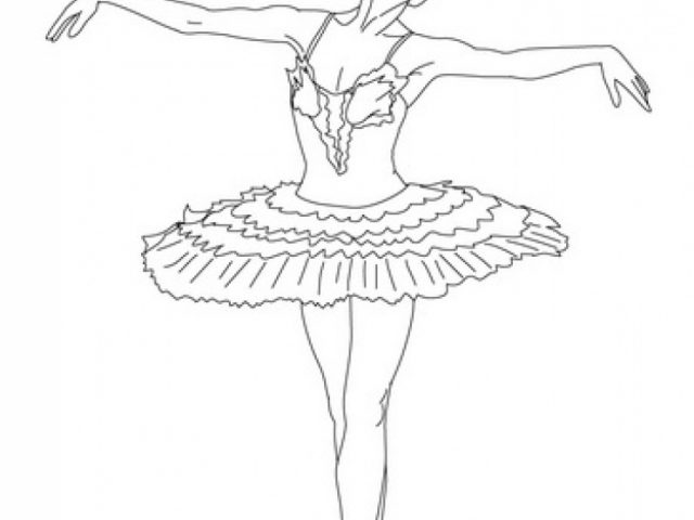 Get This Free Ballerina Coloring Pages to Print rk86j