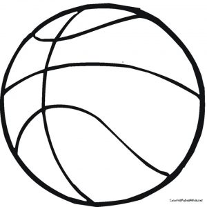 Free Basketball Coloring Pages   119160