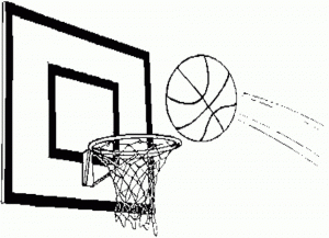 Free Basketball Coloring Pages   467396
