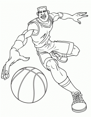 Free Basketball Coloring Pages   623682