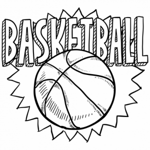 Free Basketball Coloring Pages   834920