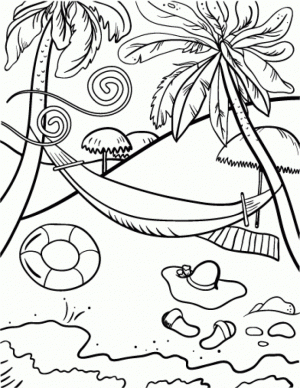 Free Beach Coloring Pages to Print   9UWMI