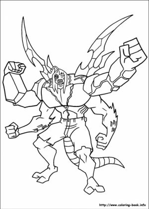 Free Ben 10 Coloring Pages to Print   rk86j