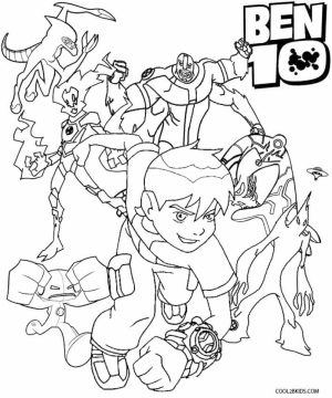 Free Ben 10 Coloring Pages to Print   t29m9