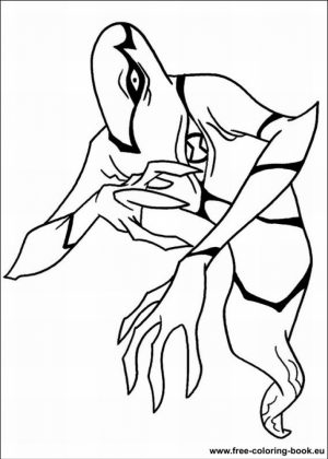 Free Ben 10 Coloring Pages to Print   v5qom