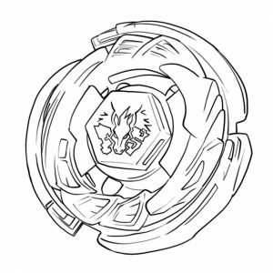 Free Beyblade Coloring Pages   07599
