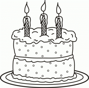 Free Birthday Cake Coloring Pages to Print   39122