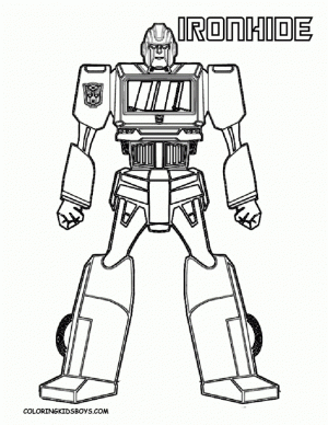 Free Boys Coloring Pages of Transformers Robot   08795