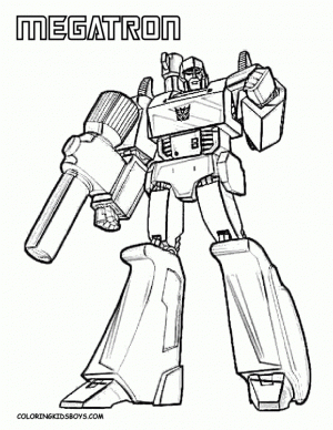 Free Boys Coloring Pages of Transformers Robot   85613