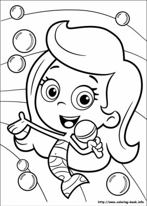 Free Bubble Guppies Coloring Pages   119150