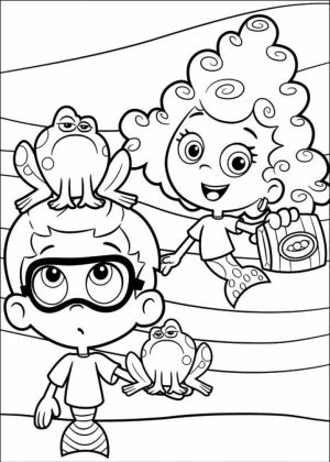 Free Bubble Guppies Coloring Pages   5706