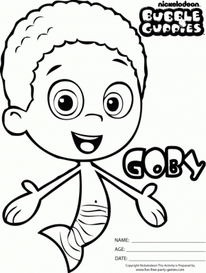 Free Bubble Guppies Coloring Pages to Print   457028