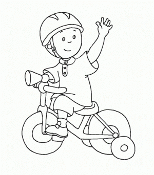 Free Caillou Coloring Pages   2srxq
