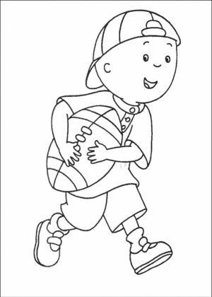 Free Caillou Coloring Pages to Print   rk86j