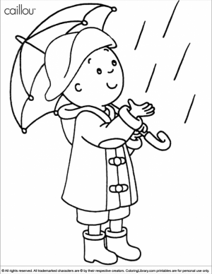 Free Caillou Coloring Pages to Print   v5qom