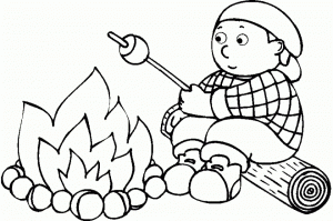 Free Camping Coloring Pages   75908