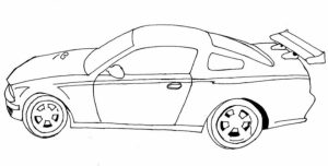 Free Car Coloring Page to Print   01276