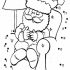 Christmas Dot to Dot Coloring Pages