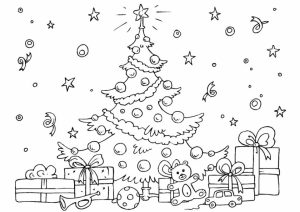 Free Christmas Tree Coloring Pages to Print   65899