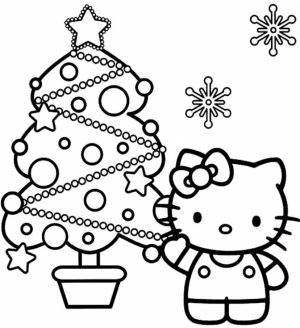 Free Christmas Tree Coloring Pages to Print   85153