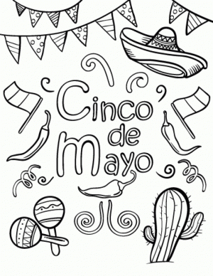 Free Cinco de Mayo Coloring Pages for Kids   92180