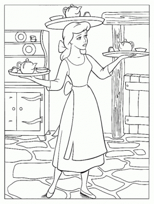 Free Cinderella Coloring Pages to Print   22522