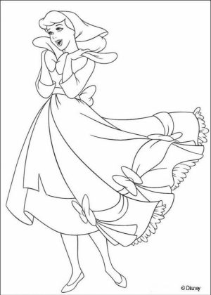 Free Cinderella Coloring Pages to Print   29826