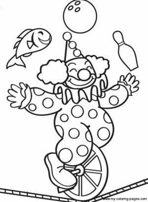 Free Circus Coloring Pages   92377