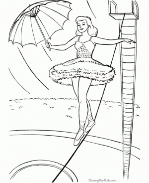 Free Circus Coloring Pages to Print   18251