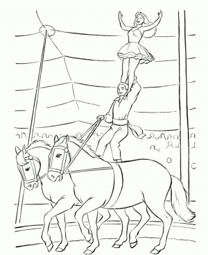 Free Circus Coloring Pages to Print   92377