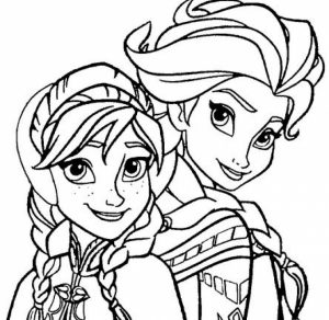 Free Coloring Pages of Princess Anna from Disney Frozen   91659