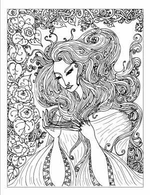 Free Complex Coloring Pages to Print for Adults   3vc74