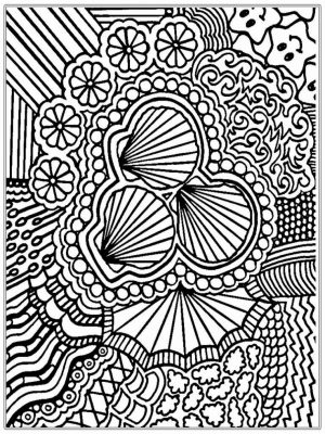 Free Complex Coloring Pages to Print for Adults   SZ9MR