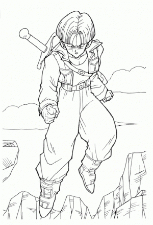 Free DBZ Coloring Pages   46159