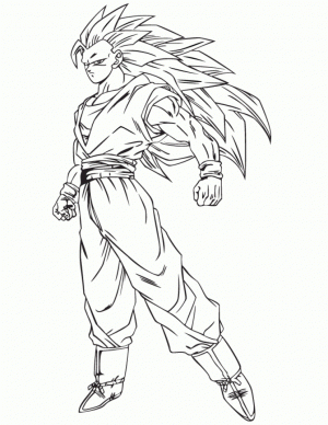 Free DBZ Coloring Pages   92377